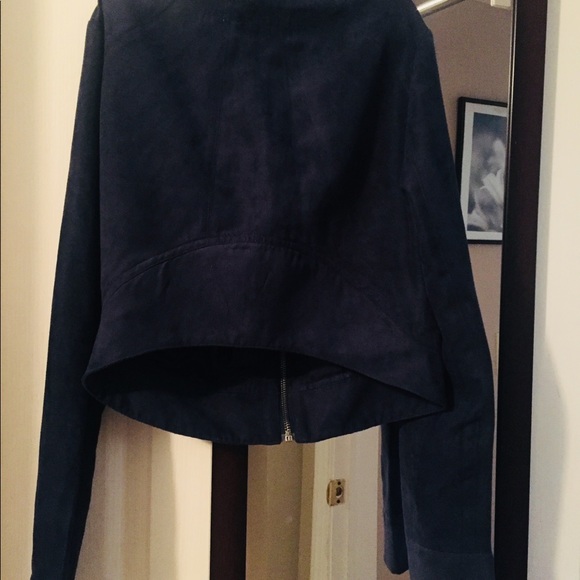 BCBG Suede Moto Jacket - Picture 4 of 4